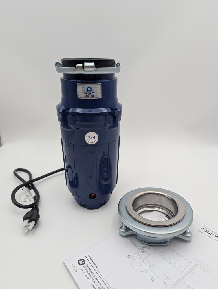Project Source Continuous feed 3/4-HP Septic Safe Corded Garbage Disposal