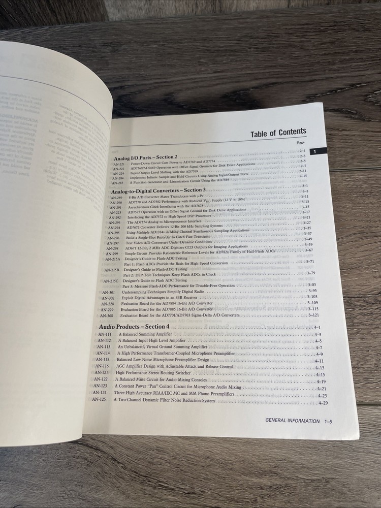 Electronics Book: Analog Devices, Applications Reference Manual 1993