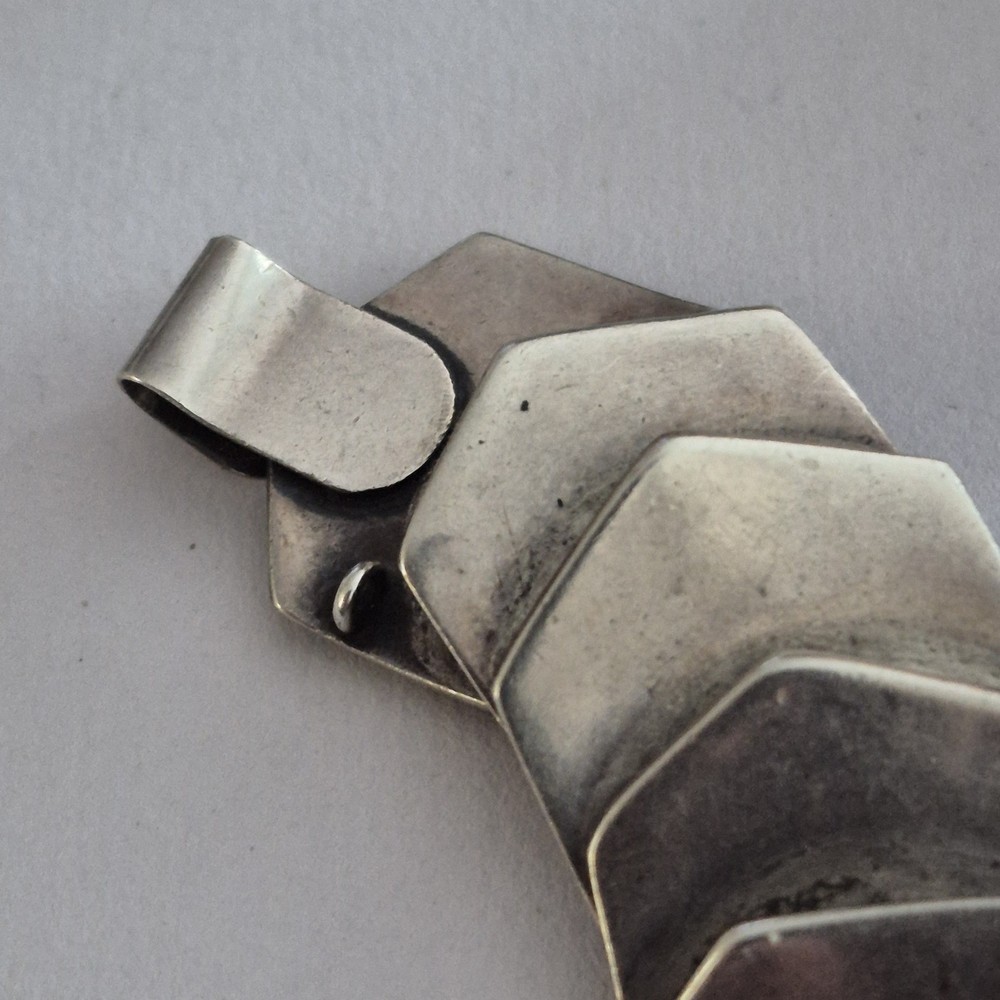 Los Castillo Braclete Sterling Silver Copper Size 6.75