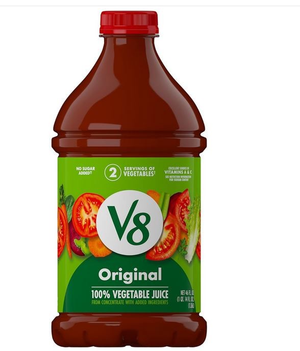 V8 Original 100% Vegetable Juice, 46 fl oz Bottle
