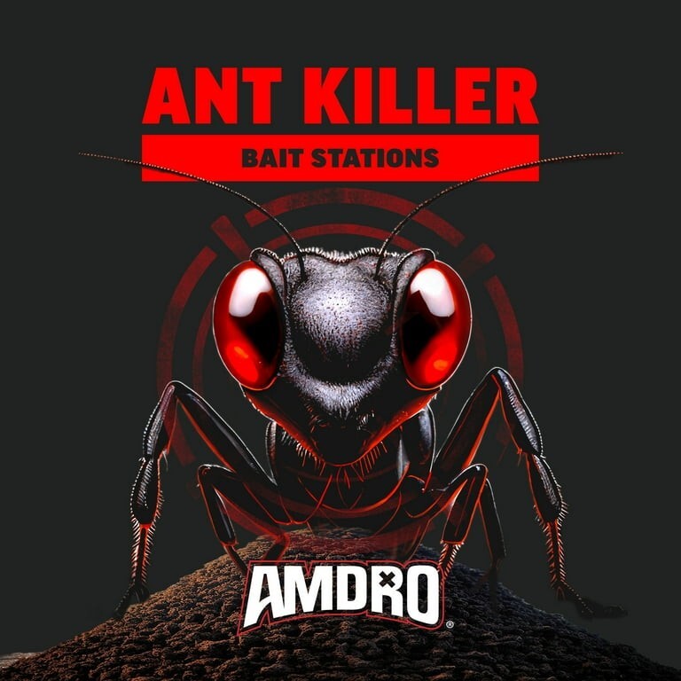Amdro 4-Pack Ant Kills Ant Killer Bait Station, 4 Count Each Pack, Total: 16 🆕