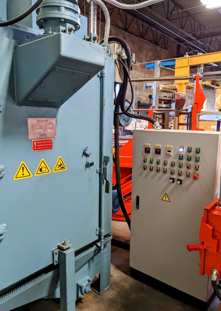 Spinner Hanger Sandblasting Machine, Blast Cleaning Equipment, Shotblast Systems