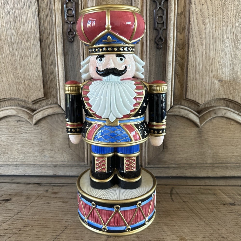 Fitz And Floyd Nutcracker Collection Small Candleholder 13" with Box 2005