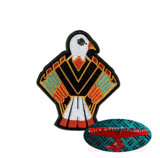 NATIVE INDIAN EAGLE Patch Iron On Biker Motorcycle Rocker Eagle Club