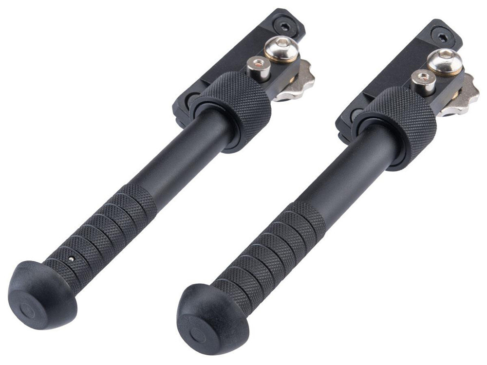 6''-9'' Adjustable M-LOK Bipod Side Rail Direct Attach 5 settings for leg length