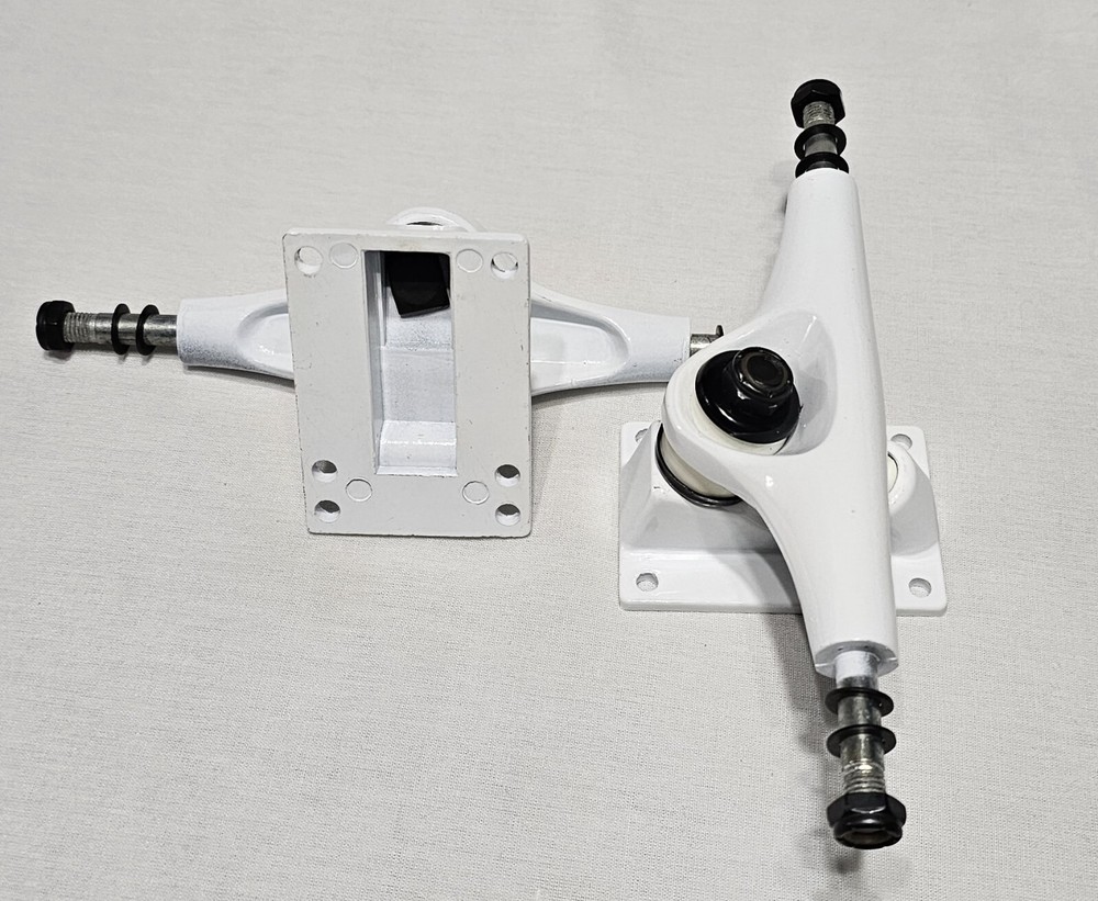 White Skateboard Trucks Unbranded
