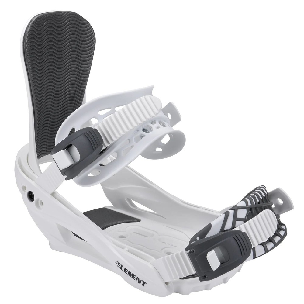 5th Element Summit Men's Snowboard Bindings, White/Gray, Large/X-Large MY26