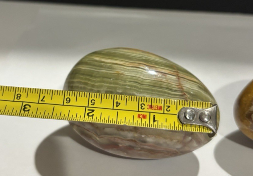 Marble Onyx Stone Eggs lot and more