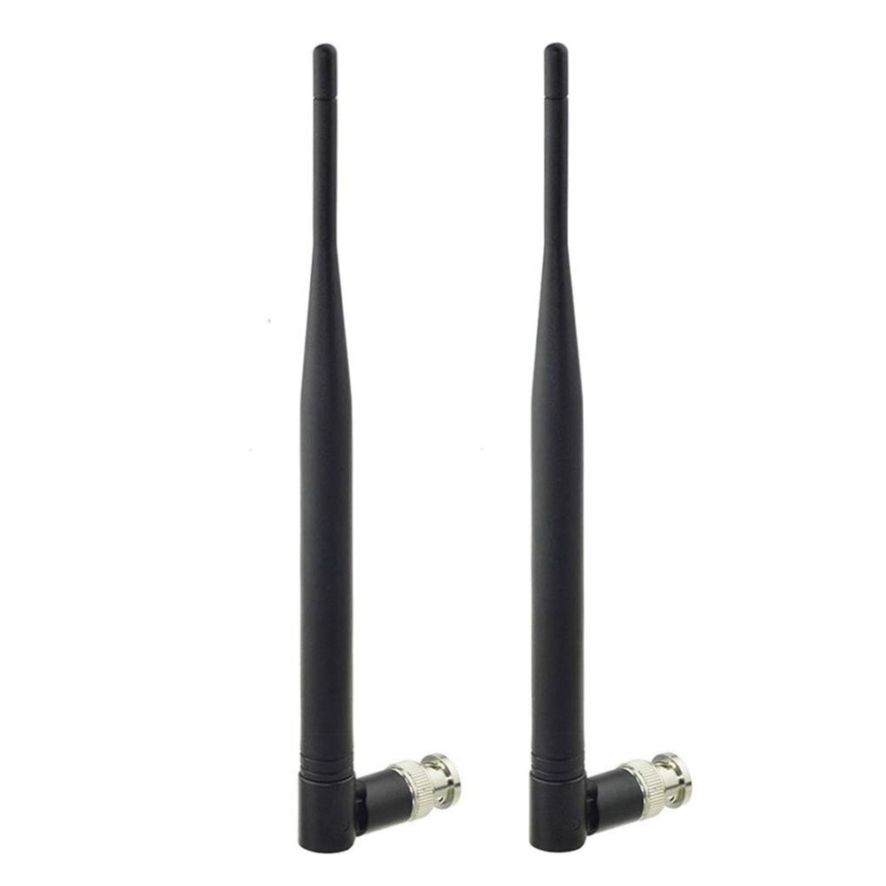 Bingfu Wireless Microphone Receiver Antenna UHF BNC 2-pack, Black