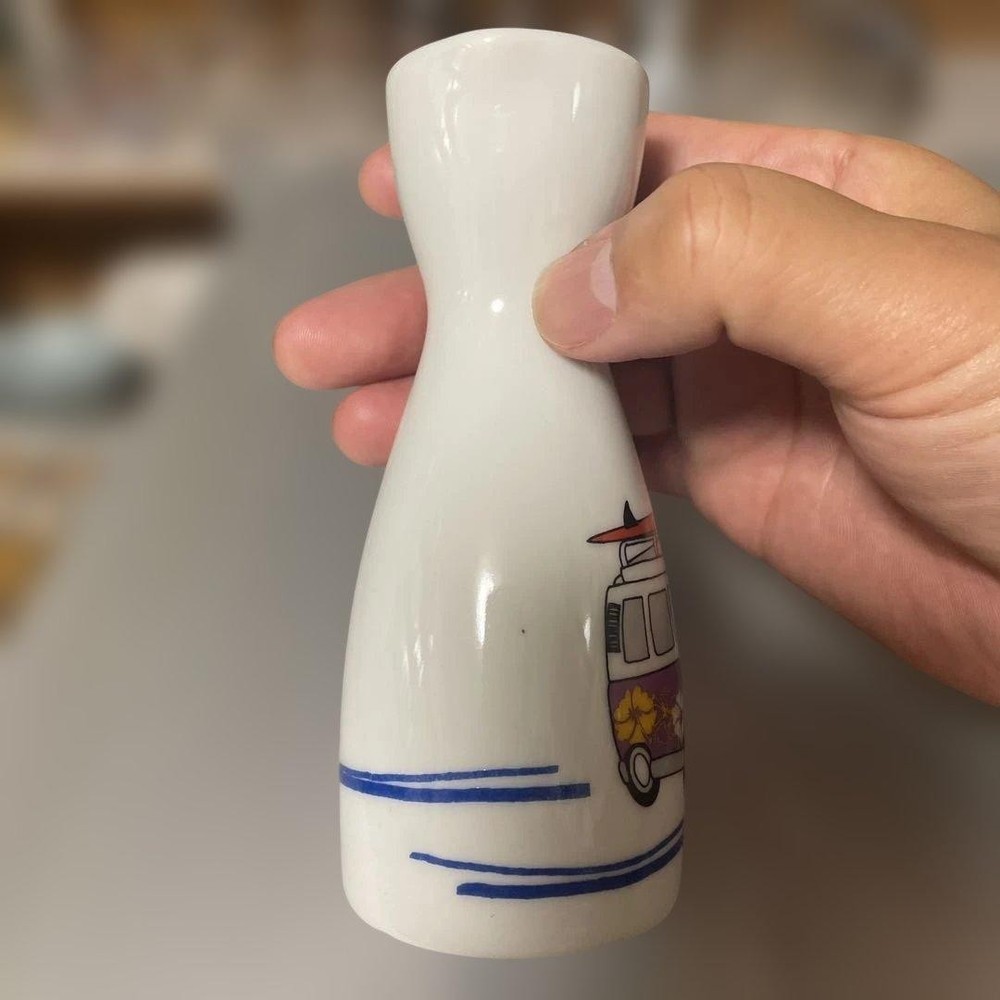 Tokkuri choko spout Volkswagen bus pattern