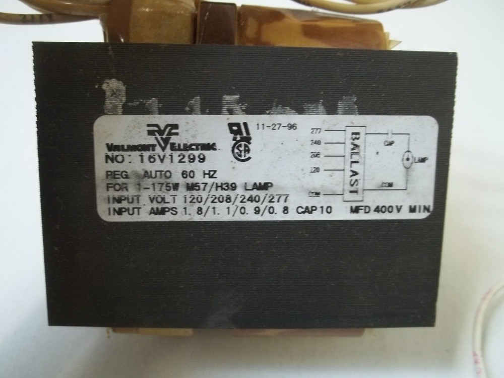 VALMONT ELECTRIC 16V1299W18F NSMP