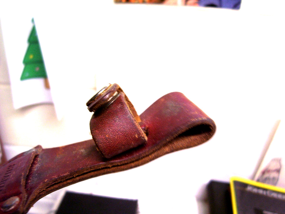 Sharp Small Knife Brown Leather Sheath Scabbard Case