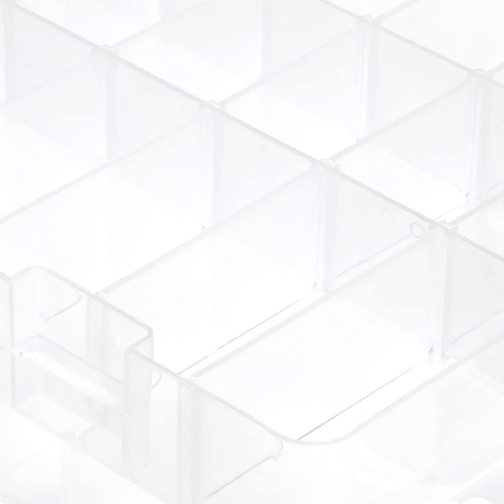 Dritz Thread Storage Box Organizer - 13"X10.125"X3.25", Transparent