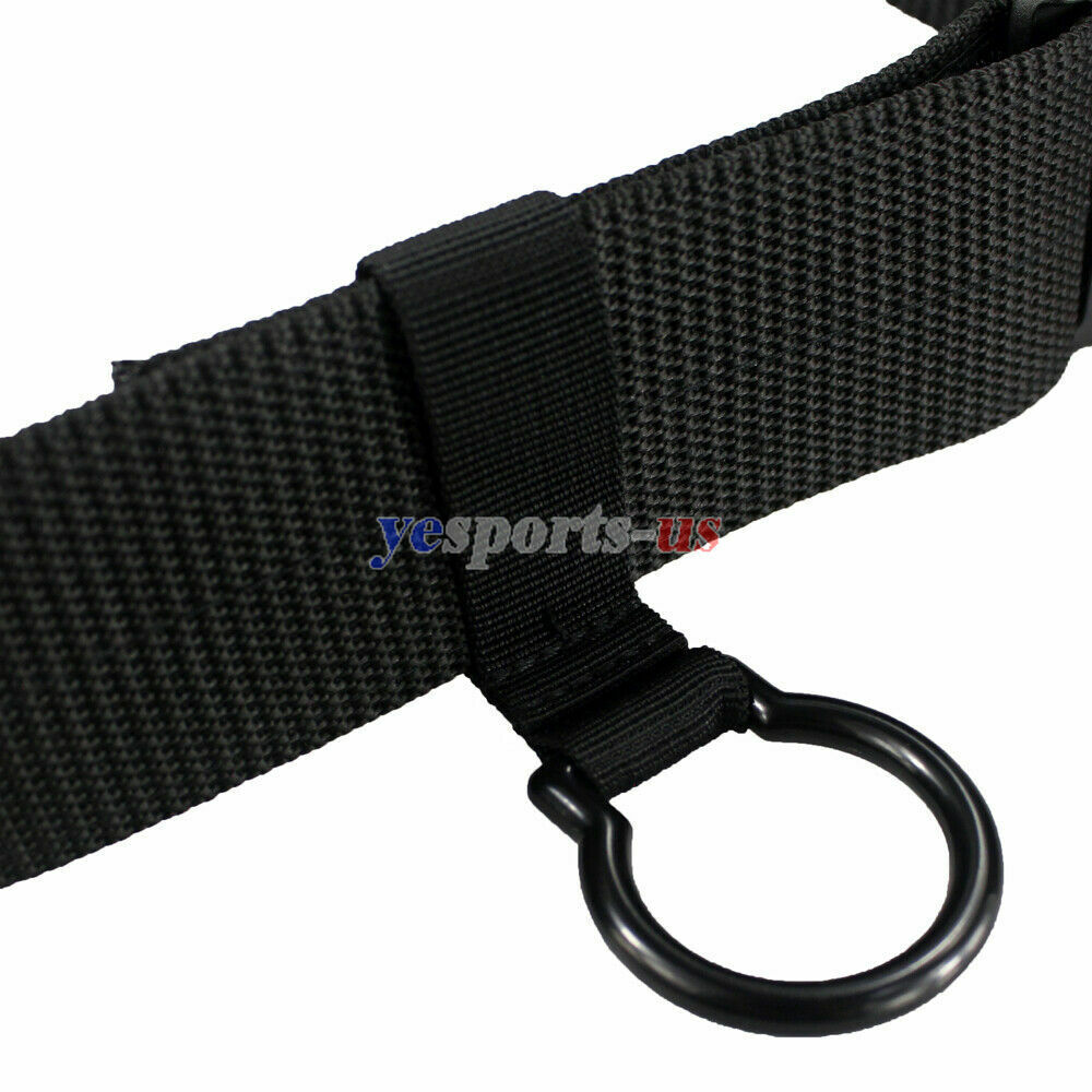 Black Flashlight Ring Holder Tactical Duty Belt Carry Flashlight Stick Baton