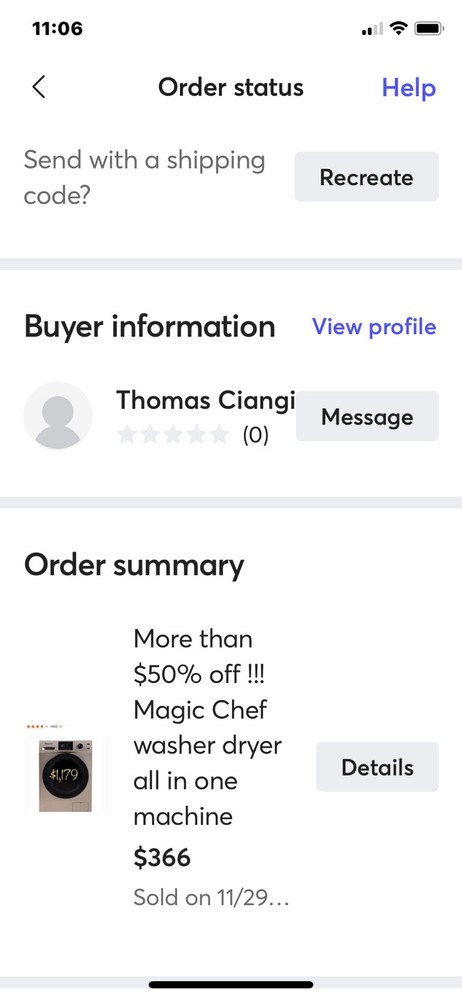 Thomas Ciangi Magic Chef 2.7 Cu Ft Front Load Washer And Dryer Combination