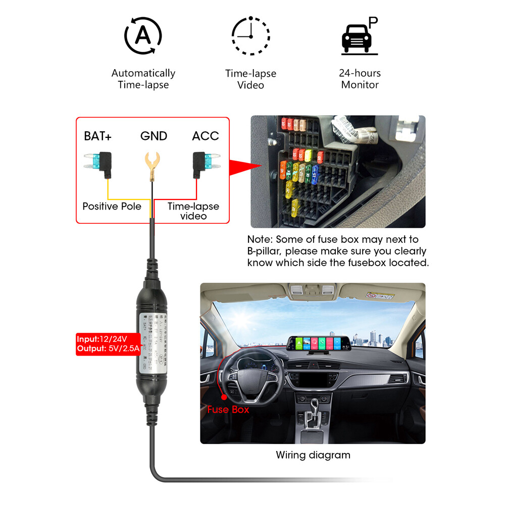 4G Android 8.1 Dashboard car DVR Video Recorder GPS Navigation wifi Dash camera