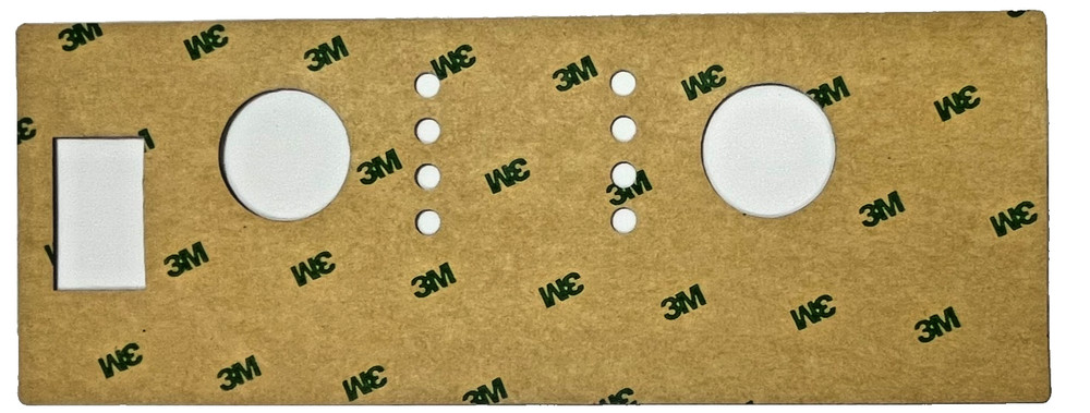 Crest Audio CA6 Power Amplifier Front Panel Laminate - Factory Replacement