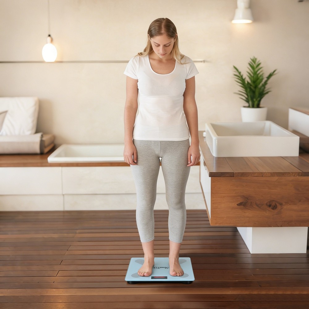 Digital Smart Scale for Body Weight & Composition BMI App Sync LCD Display