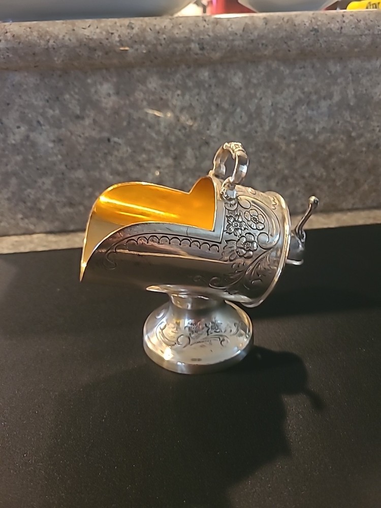 Silver-Plated Rainard Sugar Scuttle w/ Matching Scoop