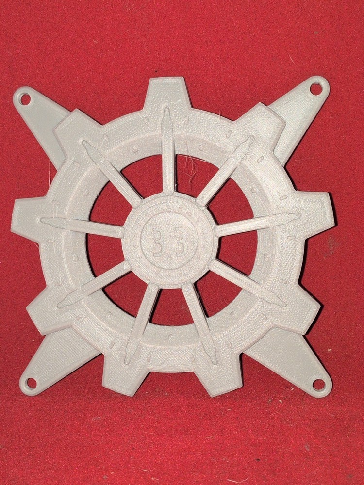 Fallout vault 120mm fan shield