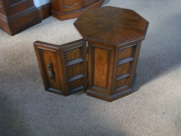 Accent Octagon shaped Table Vintage