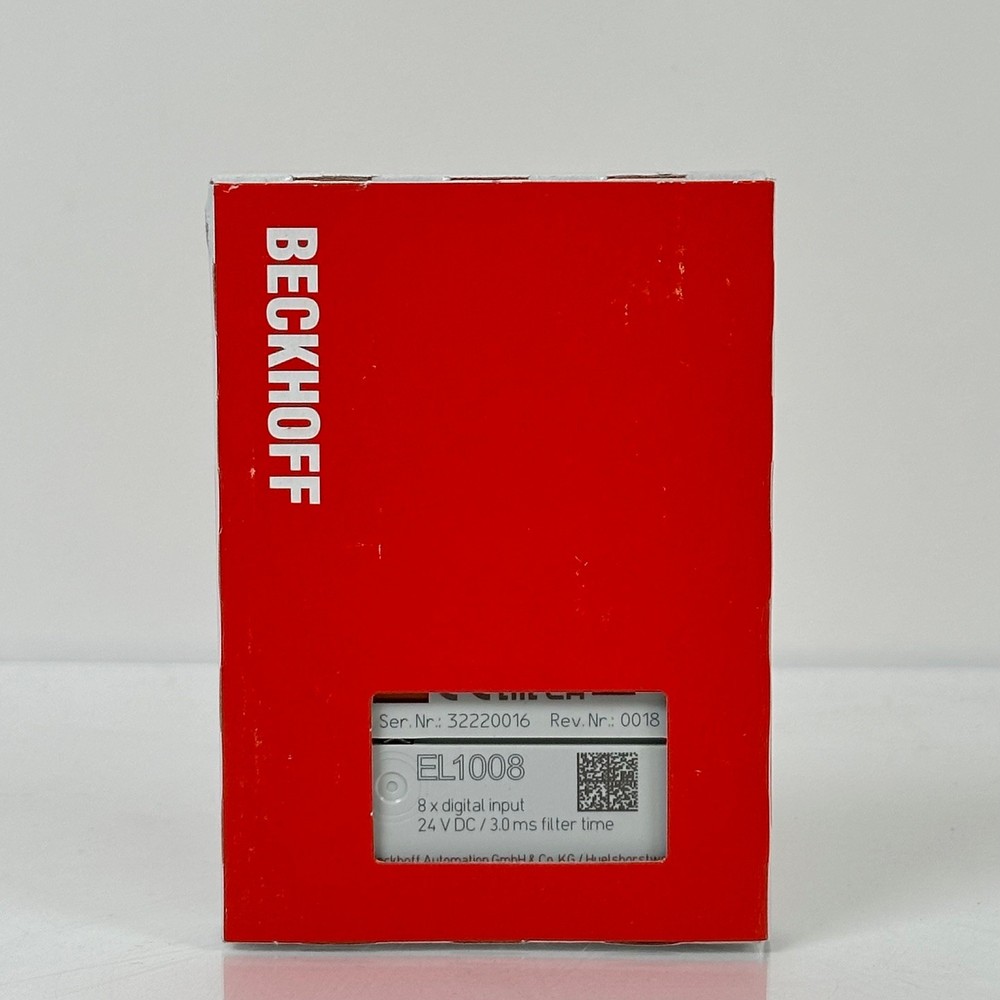 (NEW) BECKHOFF EL1008 MODULE EtherCAT Terminal EL1008 In Box (USA Seller)