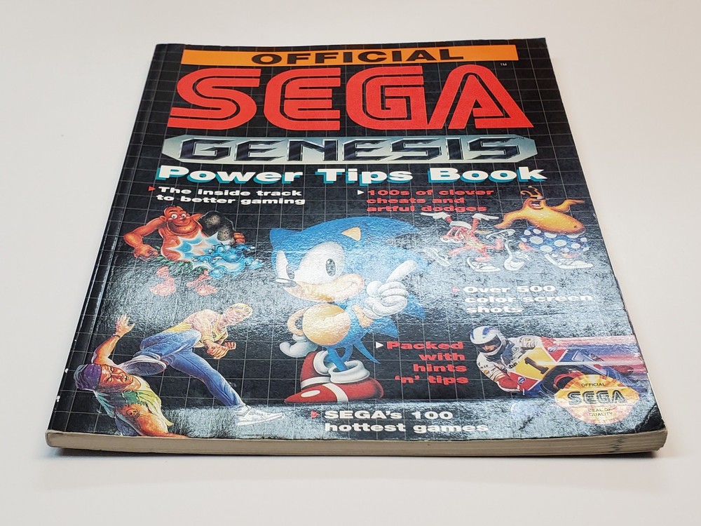 Sega Genesis Official Power Tips Book Guide Book ***