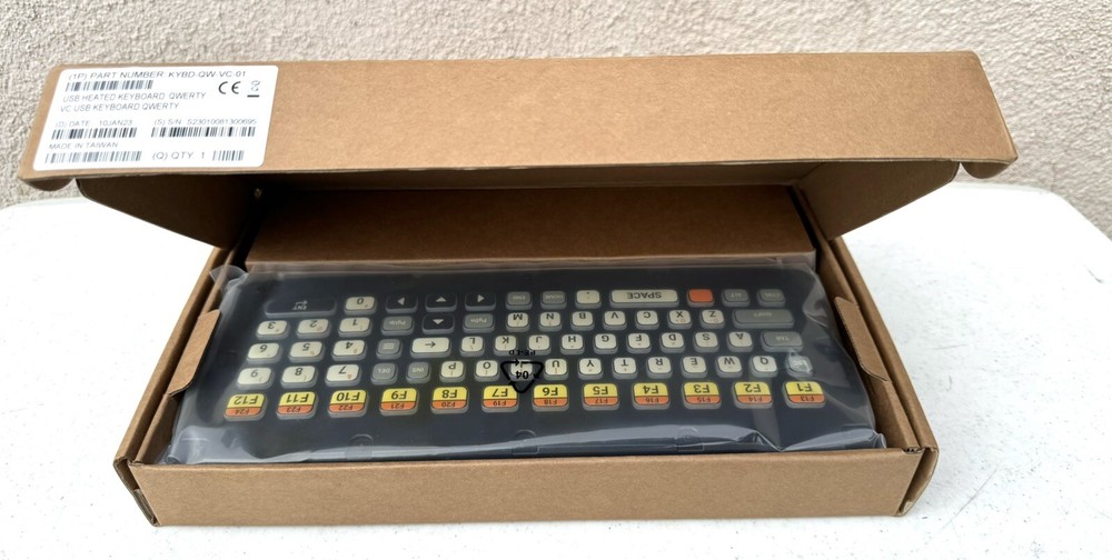 Zebra USB Heated keyboard - QWERTY - KYBD-QW-VC-01 New