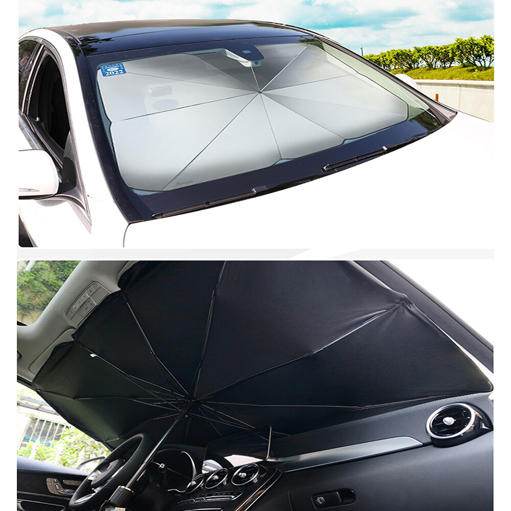 Car Windshield Sun Shade Foldable Umbrella Front Window Cover Visor Umbrella
