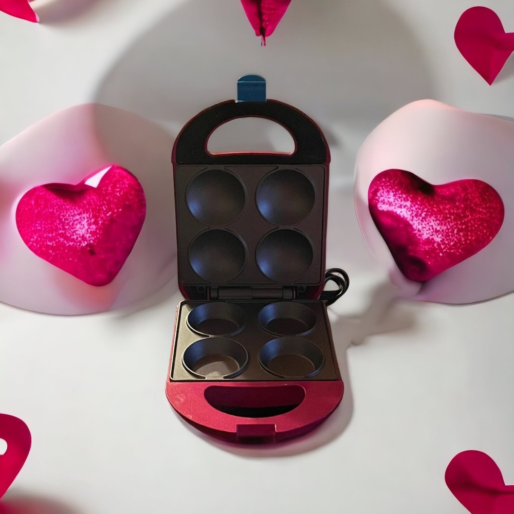 Minnie Mouse Muffins Cupcake Maker Disney Pink (4 Slots)