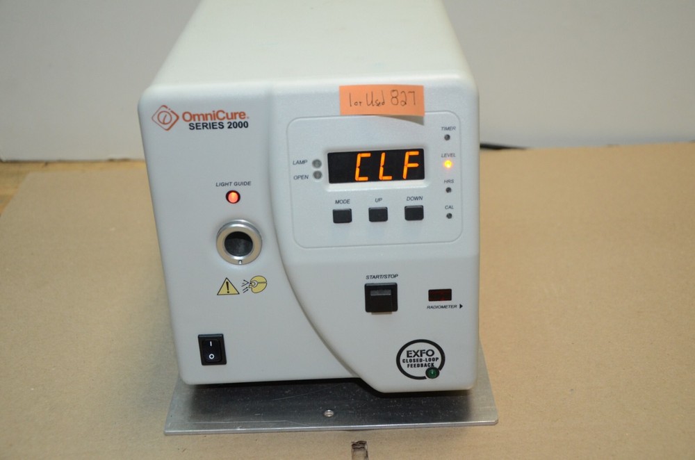 Exfo OmniCure Series 2000 S2001-0046 UV Curing System Bad Bulb