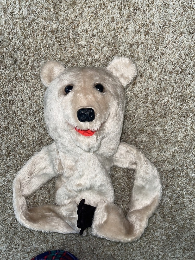 Bear Or Wolf Original Handmade Hand Puppet Alice Elliott 14”
