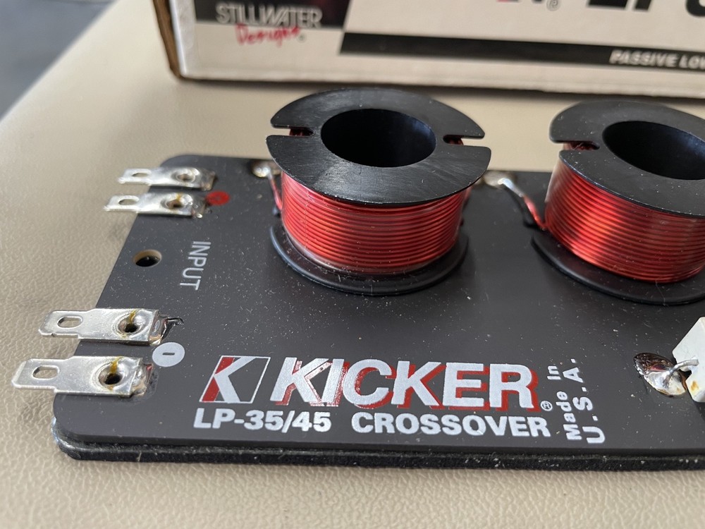 Old School Kicker LP35/45 Midrange Passive Lowpass Crossover, Pair, NOS #330