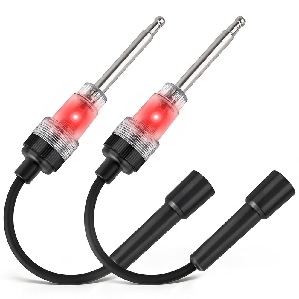 2PCS Spark Plug Tester, Inline Spark Tester, Ignition Coil Tester Tool for Engin