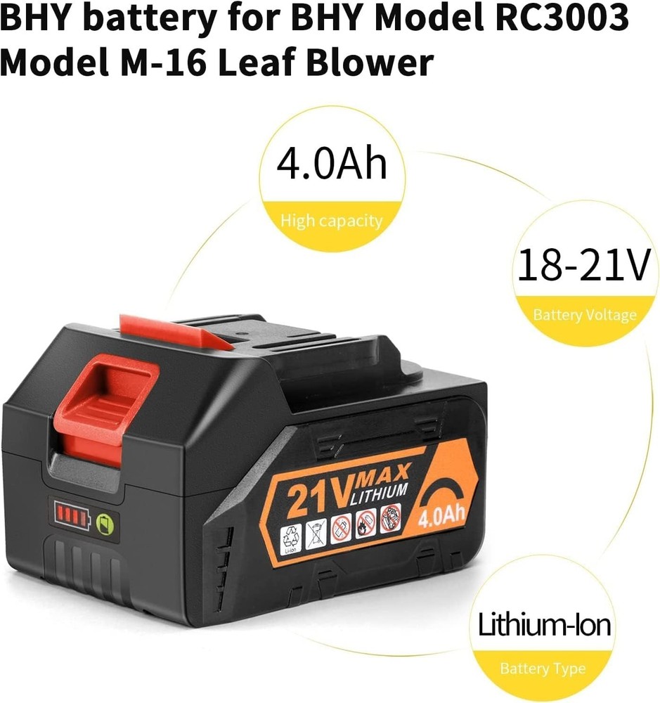 21V Max 4.0Ah Lithium-Ion Batteries