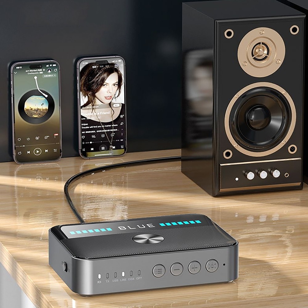 Long Range Bluetooth Transmitter Receiver For TV Home Car Stereo Audio Adapter