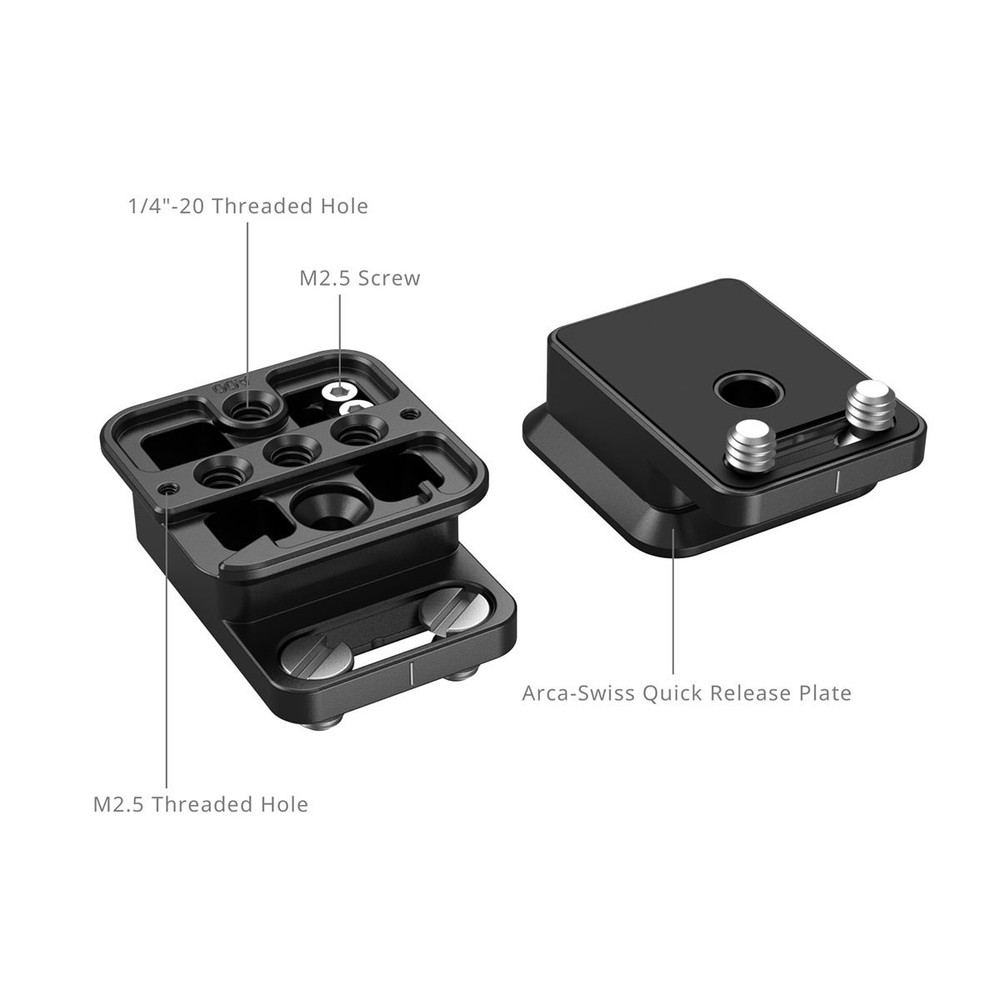 SmallRig Arca-Type Quick Release Plate, Black
