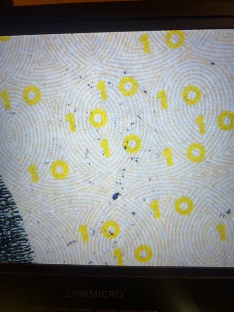 2017 A $10 Federal Reserve Note Ink Smear ERROR￼