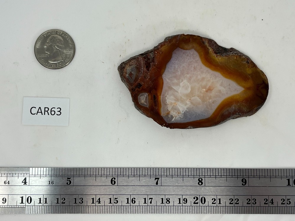Translucent Carnelian Agate Slab Lapidary Cabbing Combo Ship Avail