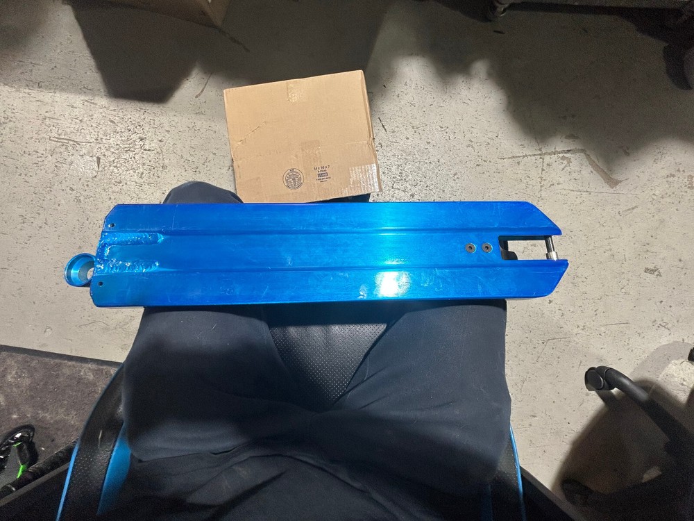 Elite Supreme V2 Scooter Deck 4.8"x 21" - Trans Blue