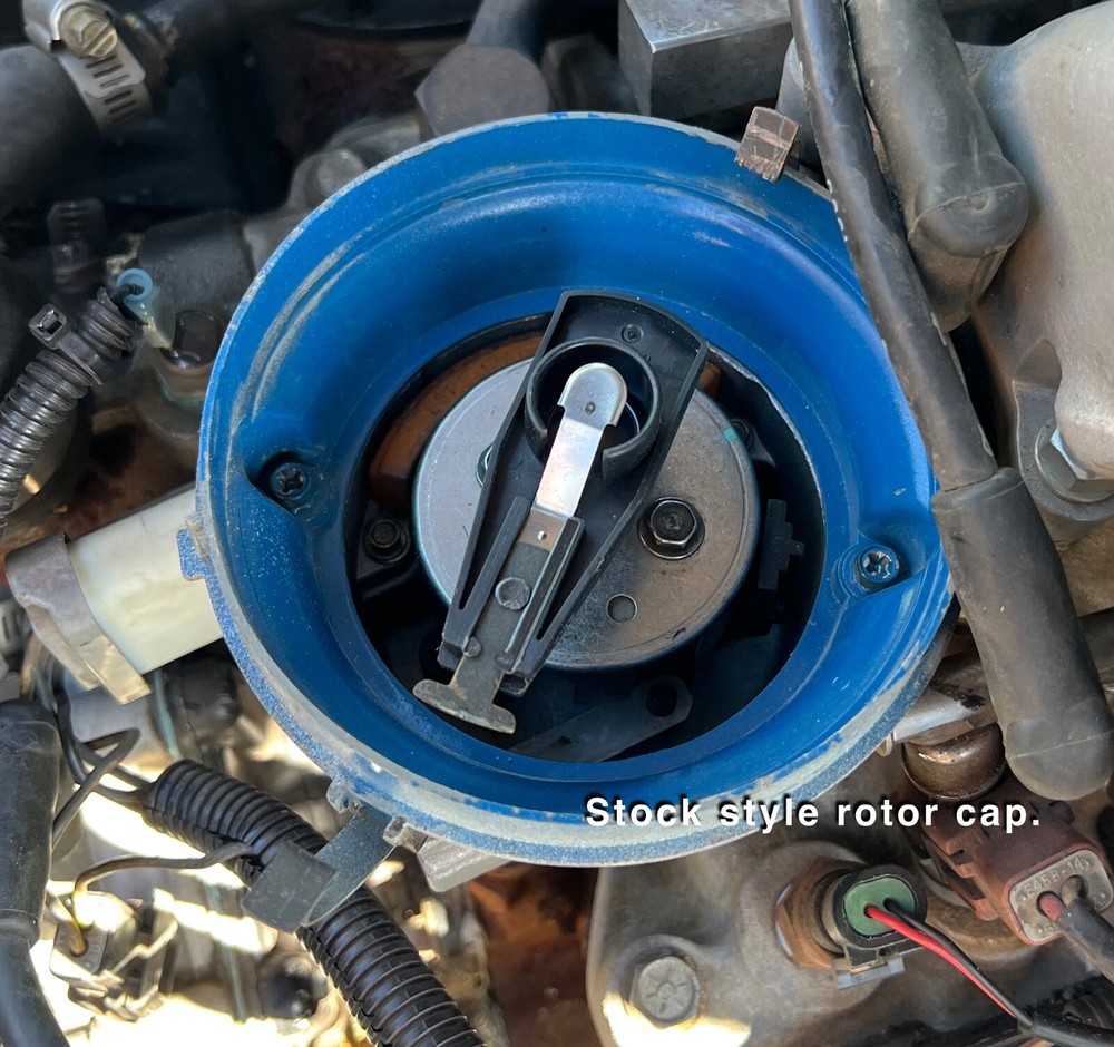 Ford TFI Distributor Small Cap Adapter, PA6-CF