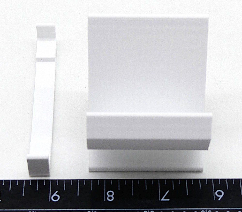 White Game Boy Advance SP Open & Closed Handheld Display Stand Nintendo GBA