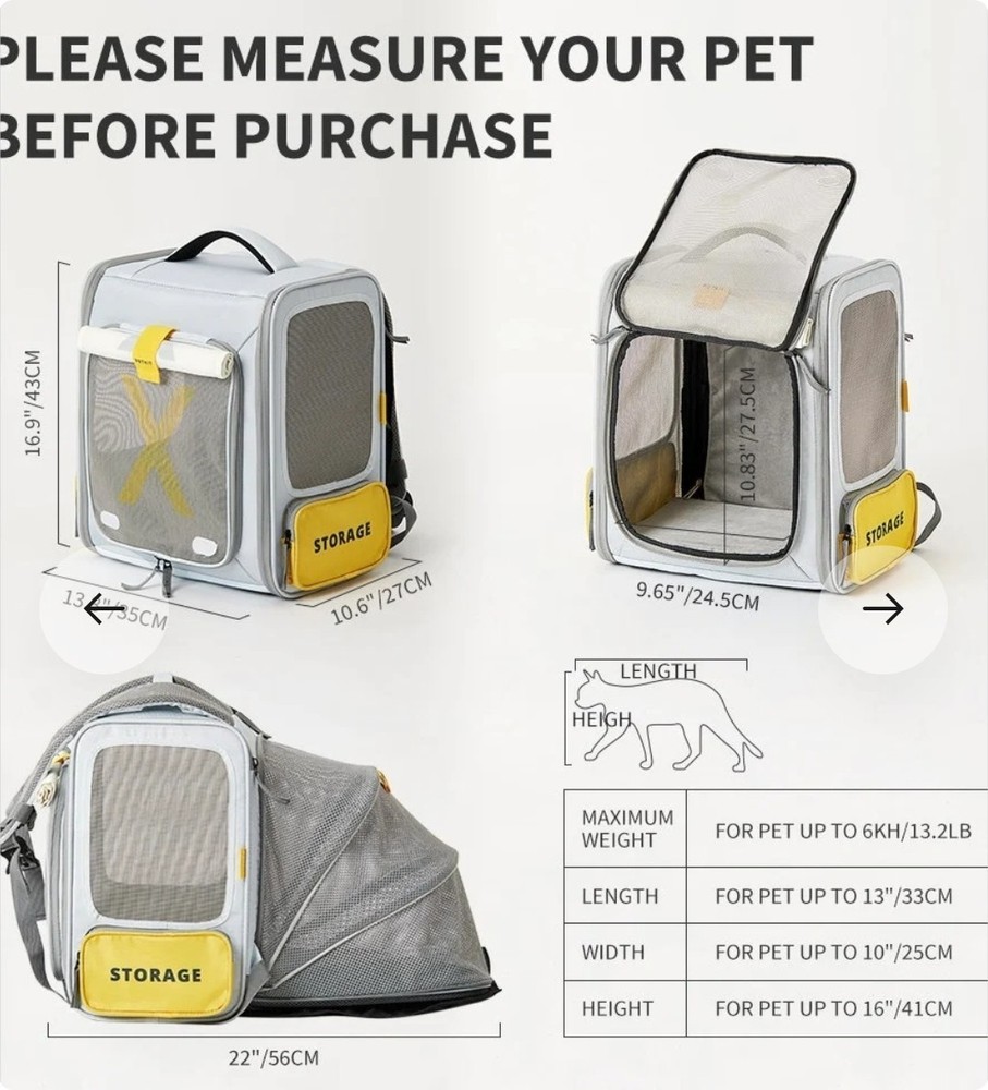 PETKIT Breezy X Zone, the pet backpack with extra tent space.