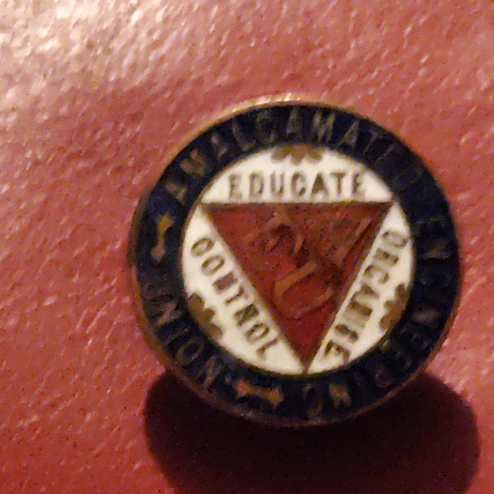 SMALL AMALGAMATED ENGINEERING TRADE UNION BADGE
