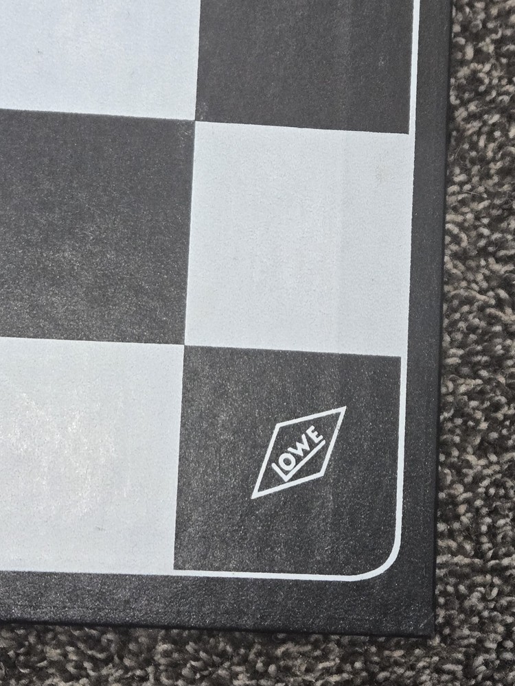 Vintage Renaissance Chess Set E. S. Lowe No. 833 Complete With Board