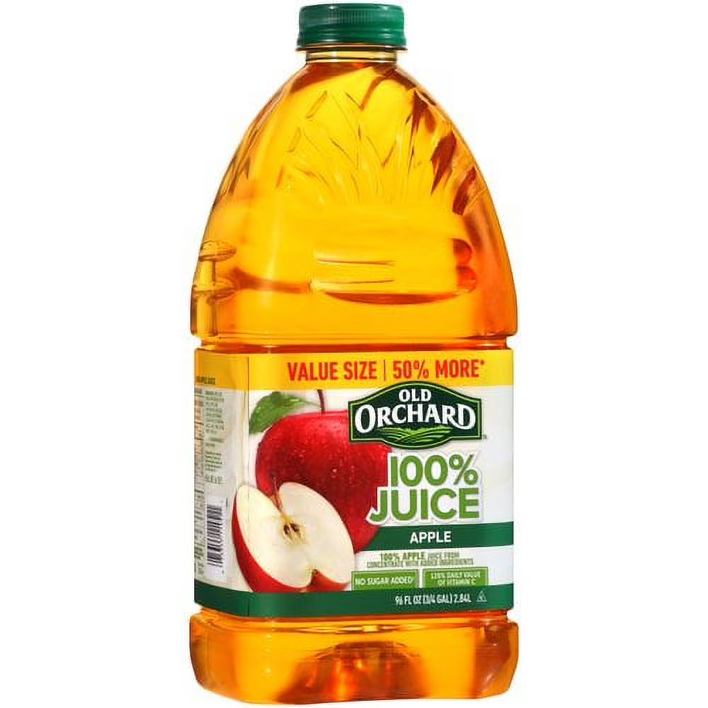 (2 pack) Old Orchard 100% Apple Juice, 96 Fl. Oz.