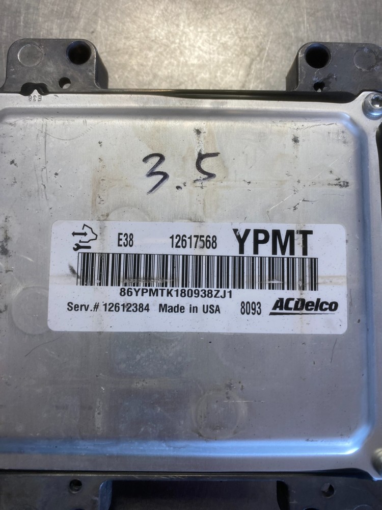 2008-09 Chevrolet Impala 3.5L Engine Computer Control Module ECM 12617568 OEM