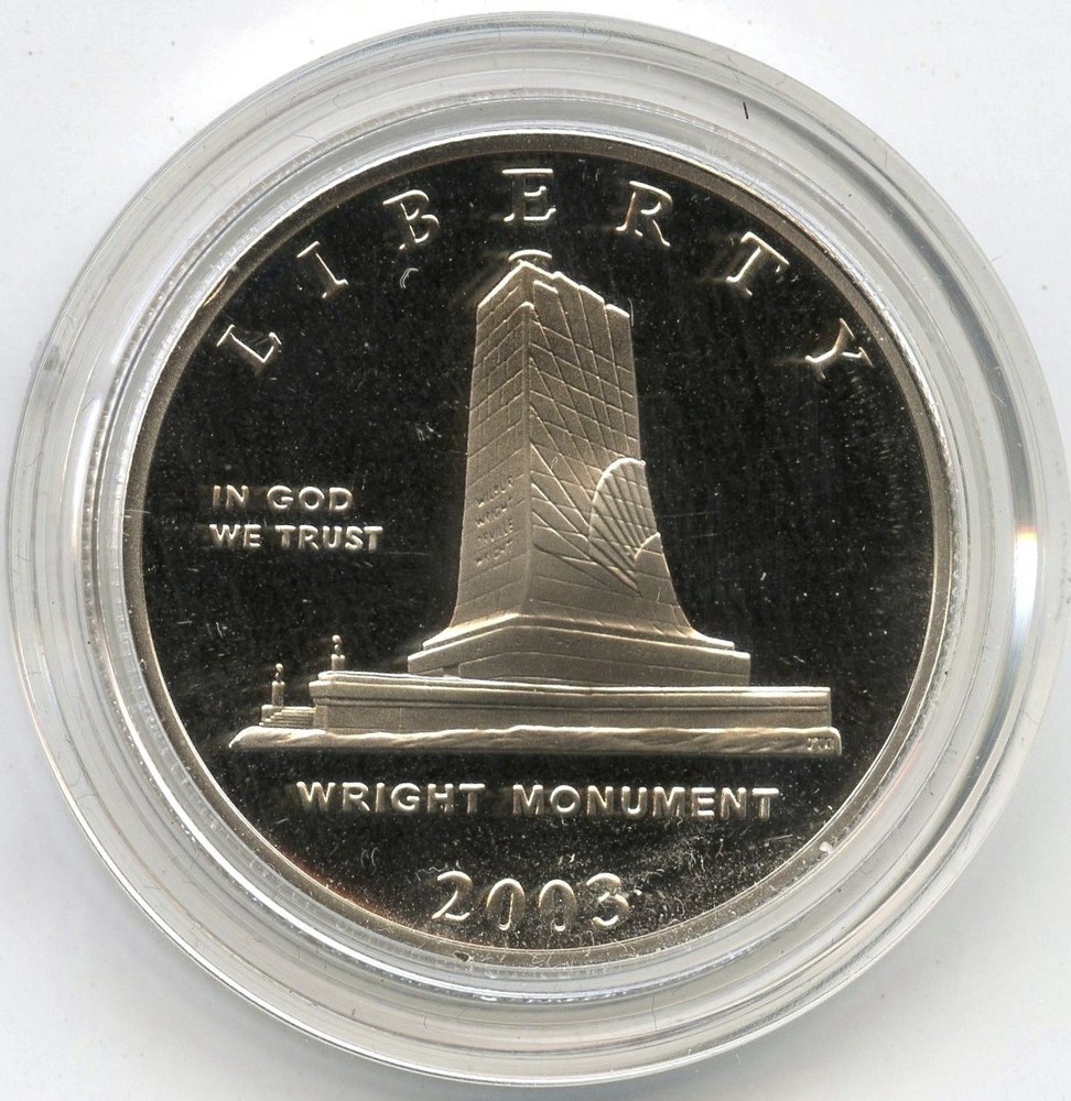 2003 Wright Monument Proof Half Dollar US Mint Commemorative Coin - Q783