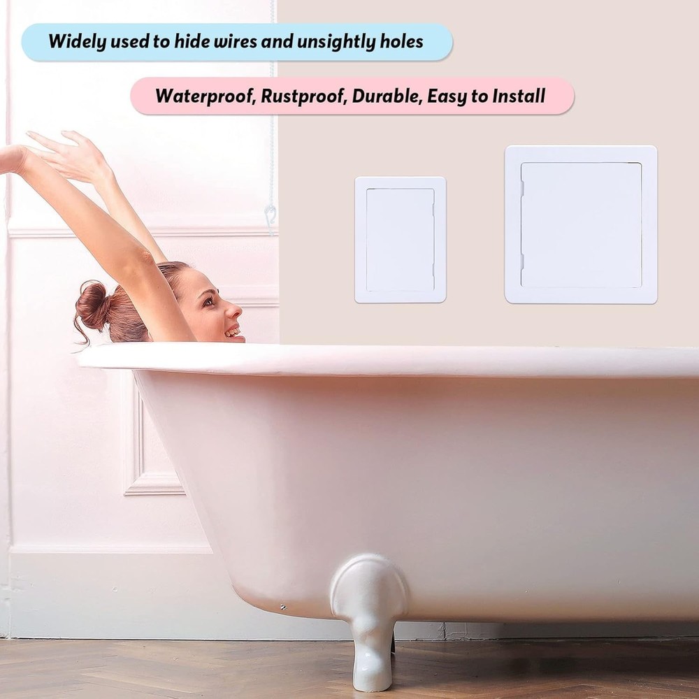 Versatile 6 x 6 Inch Drywall Access Panel - Simple Install, Customizable Finish