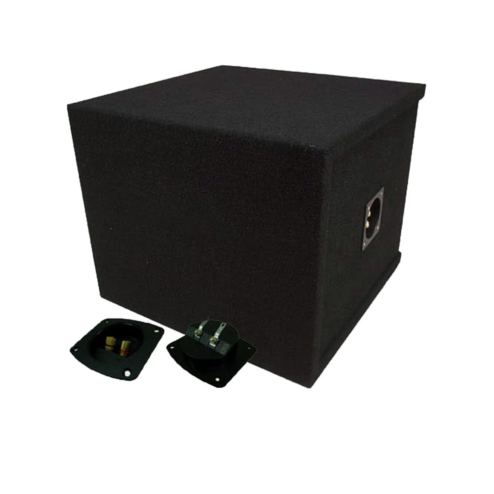 Car Audio Single 15" Vented Square Paintable Sub Box fits Kicker L7 Subwooofer